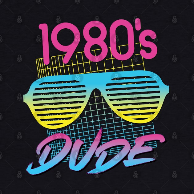 1980's Dude Party Shirt Retro Blinds Sunglasses by andzoo